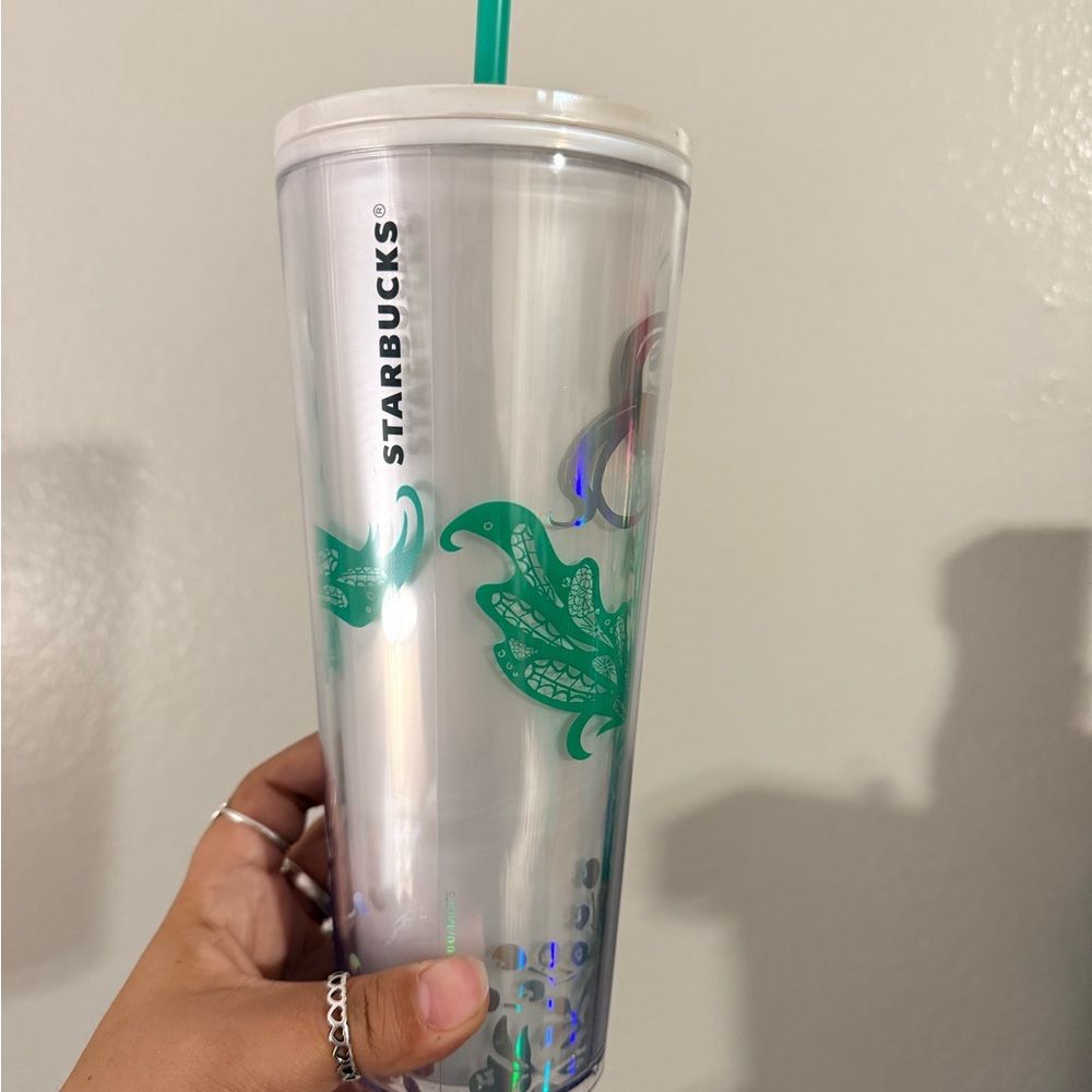 Starbucks Metallic Tumbler with Mermaid